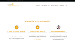 Desktop Screenshot of leanbp.com